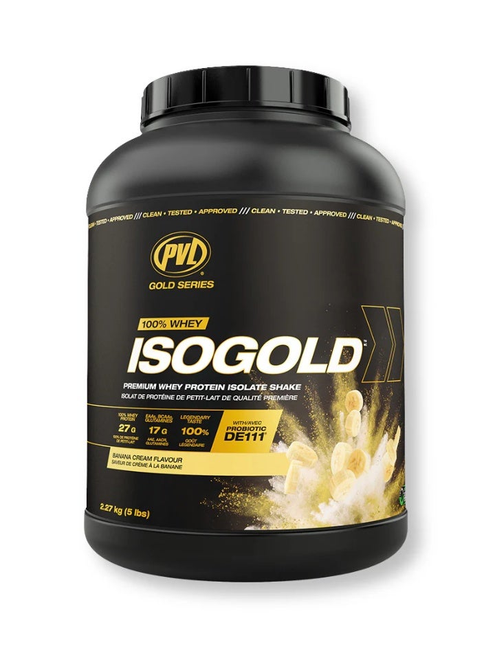 PVL Gold Series Iso Gold Banana Cream 2.27 kg